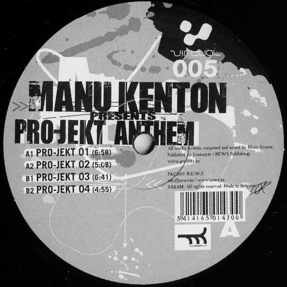 Manu Kenton - Pro-Jekt Anthem | Virtual (VIRTUAL 005)