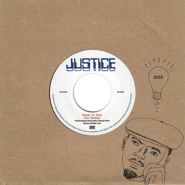 Vin Gordon / Tony "Asher" Brissett - Roots Of Zion / Lion Of Zion | Pressure Sounds (PSS 039) - 3