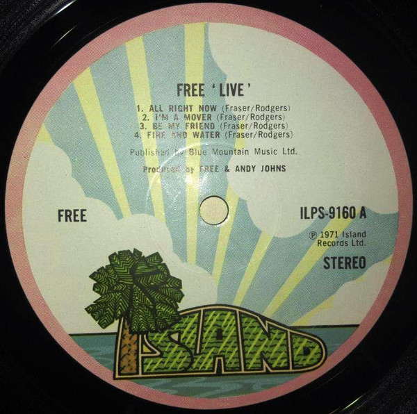 Free - Free Live | Island Records (ILPS 9160) - 3