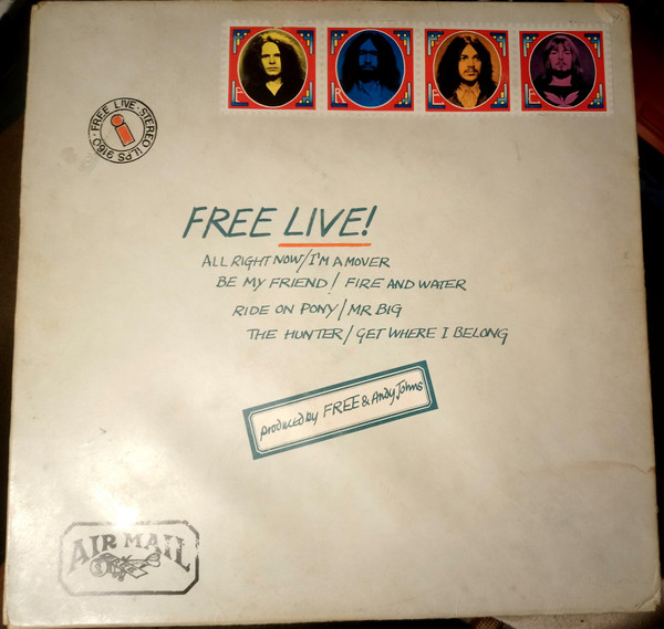 Free - Free Live | Island Records (ILPS 9160)