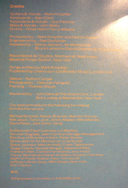 Dire Straits - Brothers In Arms | Vertigo (VERH 25) - 7