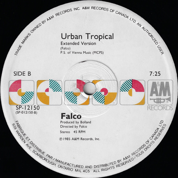Falco - Rock Me Amadeus (Salieri-Version) | A&M Records (SP-12150) - 4