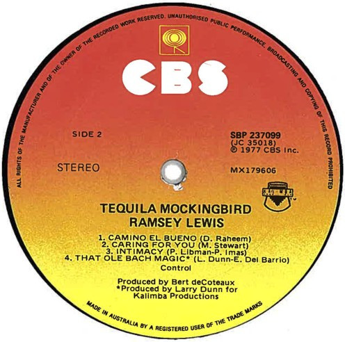 Ramsey Lewis - Tequila Mockingbird | CBS (SBP237099) - 4 Ramsey Lewis - Tequila Mockingbird | CBS (SBP237099) - 4
