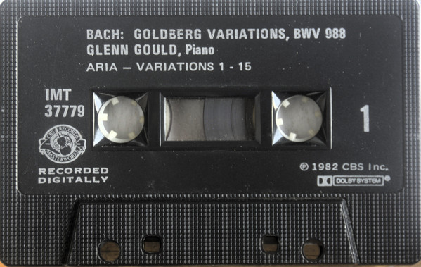 Johann Sebastian Bach - Glenn Gould - The Goldberg Variations | CBS Masterworks (IMT 37779) - 3