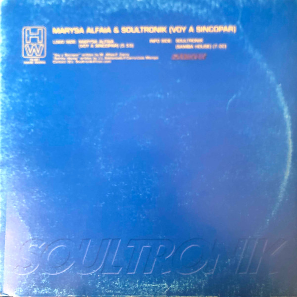Marysa Alfaia / Soultronik - Voy A Sincopar / Samba House | House Works (76-081)