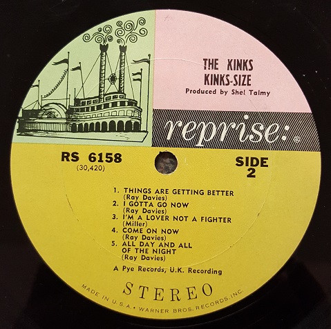 The Kinks - Kinks-Size | Reprise Records (RS 6158) - 4 The Kinks - Kinks-Size | Reprise Records (RS 6158) - 4