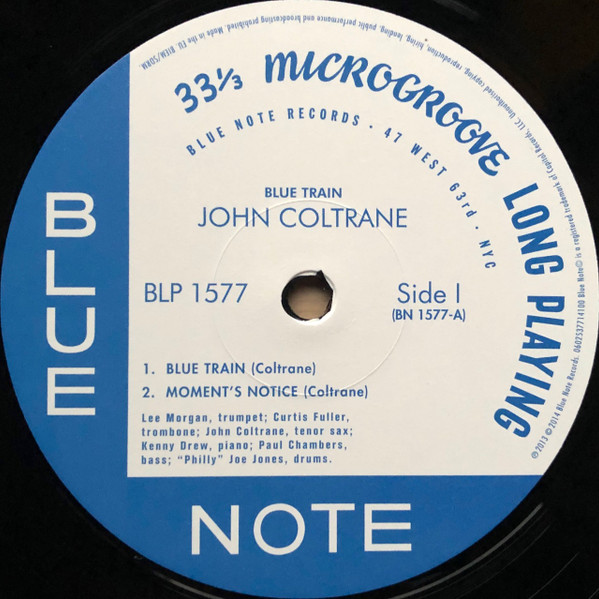 John Coltrane - Blue Train | Blue Note (1577) - 3