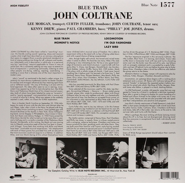 John Coltrane - Blue Train | Blue Note (1577) - 2