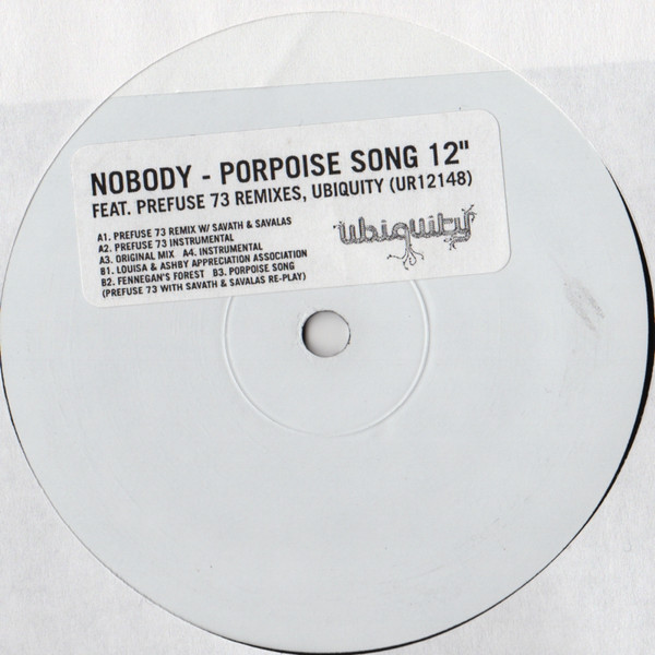 Nobody - Porpoise Song EP | Ubiquity (UR12 148) Nobody - Porpoise Song EP | Ubiquity (UR12 148)