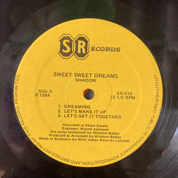 Shadow - Sweet Sweet Dreams | SR Records (SR-010) - 3