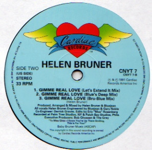 Helen Bruner - Gimme Real Love | Cardiac Records (CNYT 7) - 3