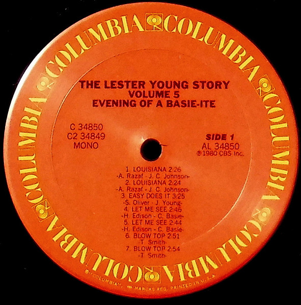 Lester Young - The Lester Young Story Volume 5: Evening Of A Basie-ite | Columbia (C2 34849) - 3 Lester Young - The Lester Young Story Volume 5: Evening Of A Basie-ite | Columbia (C2 34849) - 3