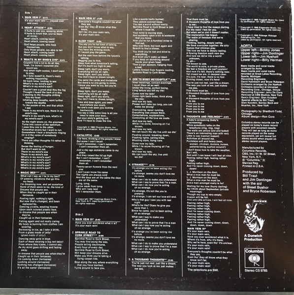 Aorta - Aorta | Columbia (CS 9785) - 3 Aorta - Aorta | Columbia (CS 9785) - 3