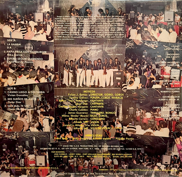 Charanga Casino - Charanga Casino | SAR Records (SLP 1017) - 2