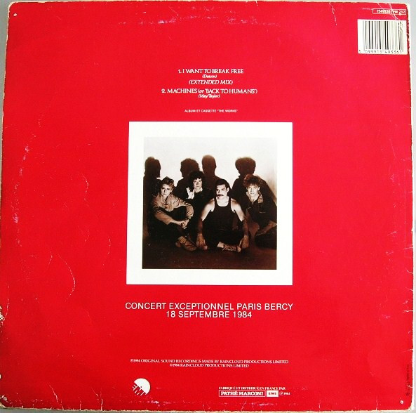 Queen - I Want To Break Free | EMI (1549336) - 2