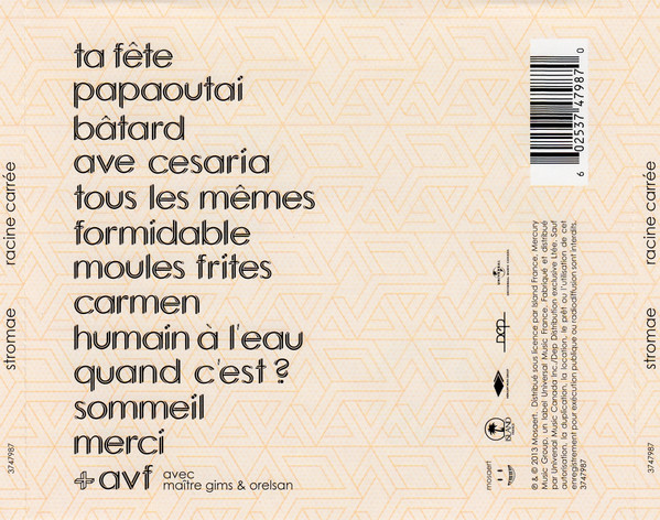Stromae - Racine Carrée [CD] | Mosaert (3747987) - 2