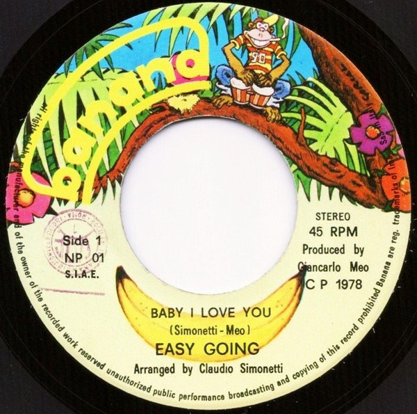 Easy Going - Baby I Love You / Little Fairy | Banana Records (NP 01) - 3 Easy Going - Baby I Love You / Little Fairy | Banana Records (NP 01) - 3