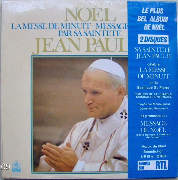 His Holiness Pope John Paul II - Noël-La Messe De Minuit-Message Et Voeux | Vox Christiana (ZL 37341)
