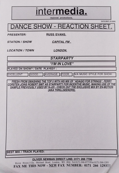 Starparty - I'm In Love | Incentive (CENT5TDJ) - 3