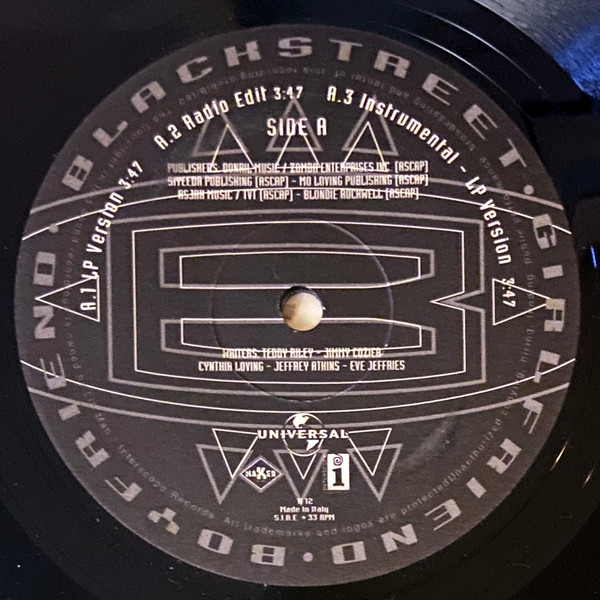 Blackstreet - Girlfriend / Boyfriend / Take Me There | Haker Records (K12) - main