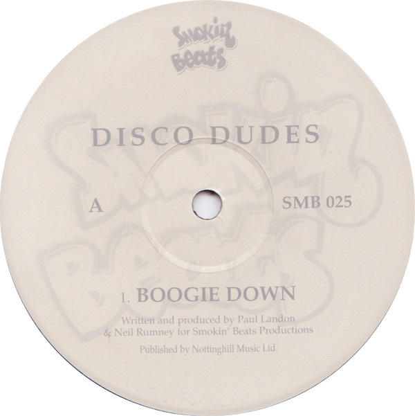 The Disco Dudes - Boogie Down / Get Back | Smokin Beats (SMB 025) - 2