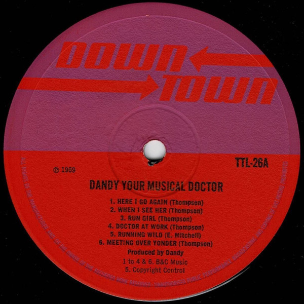 Dandy Livingstone - Your Musical Doctor | Downtown (TTL 26) - 3 Dandy Livingstone - Your Musical Doctor | Downtown (TTL 26) - 3