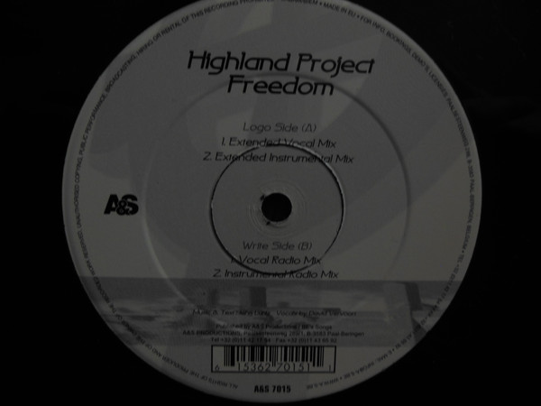 Highland Project - Freedom | A&S (A&S 7015)