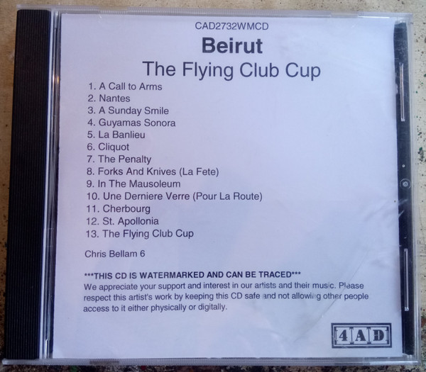 Beirut - The Flying Club Cup | 4AD (CAD2732WMCD)