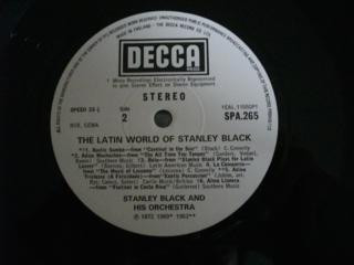 Stanley Black - The Latin World Of Stanley Black | Decca (SPA 265) - 3 Stanley Black - The Latin World Of Stanley Black | Decca (SPA 265) - 3