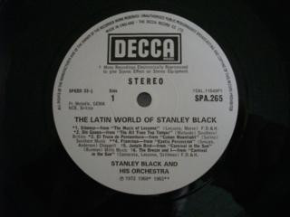 Stanley Black - The Latin World Of Stanley Black | Decca (SPA 265) - 2 Stanley Black - The Latin World Of Stanley Black | Decca (SPA 265) - 2