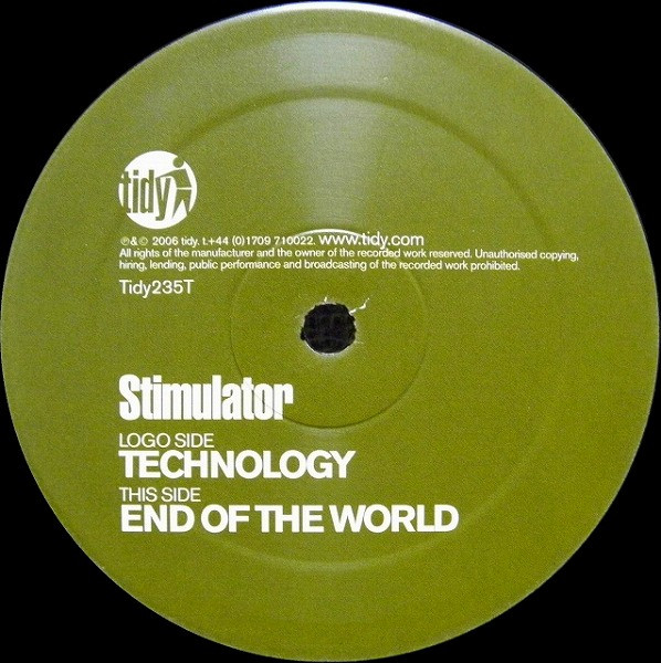 Stimulator - Technology / End Of The World | Tidy (TIDY235T) - 4