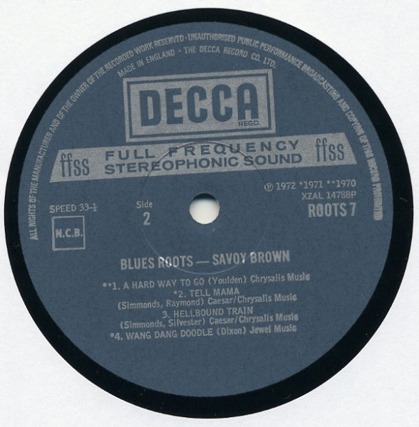 Savoy Brown - Blues Roots | Decca (ROOTS 7) - 4 Savoy Brown - Blues Roots | Decca (ROOTS 7) - 4