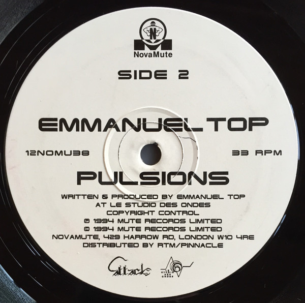 Emmanuel Top - Lobotomie / Pulsions | NovaMute (12NOMU38) - 2