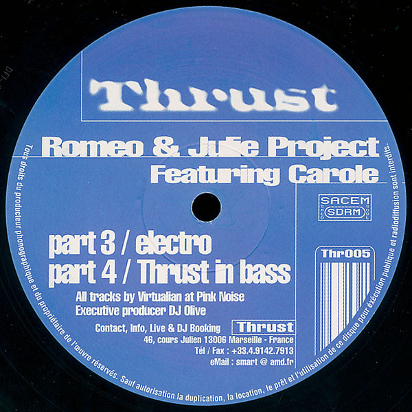 Romeo & Julie Project Featuring Carole - Compressor | Thrust (Thr005) - 2
