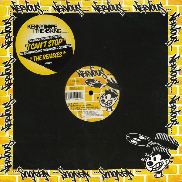 John Davis & The Monster Orchestra / Lucy Hawkins - I Can't Stop (Remixes) | Nervous Records (NE 20546)