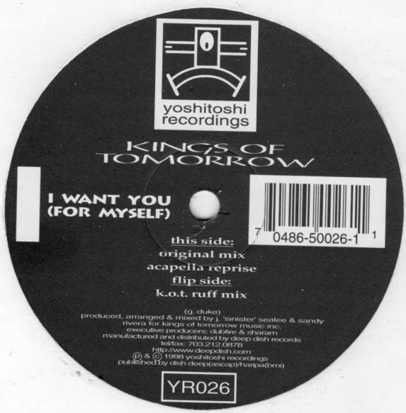 Kings Of Tomorrow - I Want You (For Myself) | Yoshitoshi Recordings (YR026) - 2 Kings Of Tomorrow - I Want You (For Myself) | Yoshitoshi Recordings (YR026) - 2