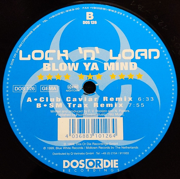 Lock 'N Load - Blow Ya Mind | Dos Or Die Recordings (DOS 126) - 2