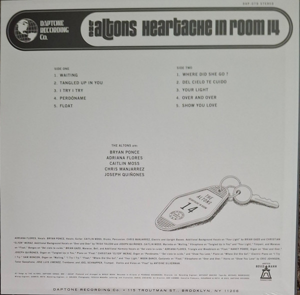The Altons - Heartache In Room 14 | Daptone Records (DAP-079) - 2 The Altons - Heartache In Room 14 | Daptone Records (DAP-079) - 2