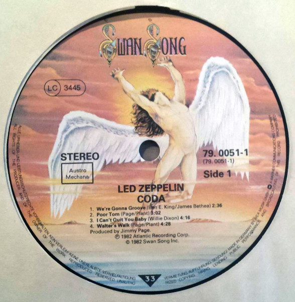Led Zeppelin - Coda | Swan Song (79.0051-1) - 3