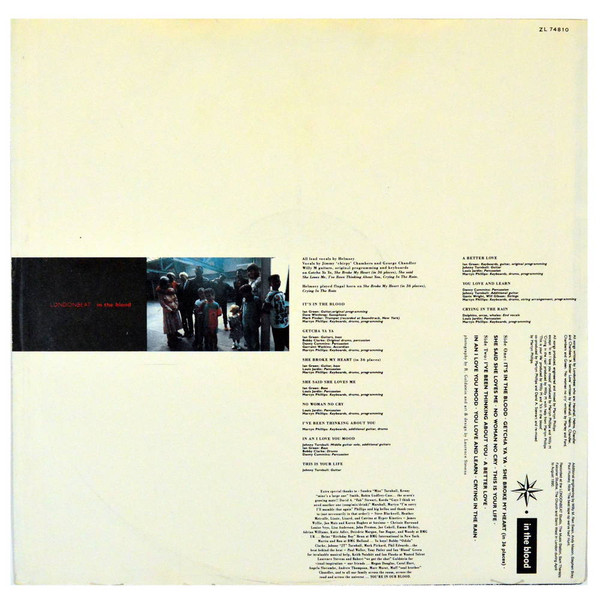 Londonbeat - In The Blood | Anxious Records (ZL74810) - main