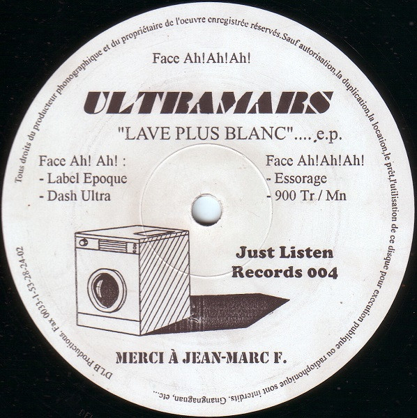 Ultramars - Lave Plus Blanc....,e.p. | Just Listen Records (Just Listen Records 004)