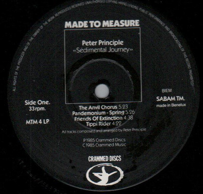 Peter Principle - Sedimental Journey | Crammed Discs (MTM 4 LP) - 3 Peter Principle - Sedimental Journey | Crammed Discs (MTM 4 LP) - 3