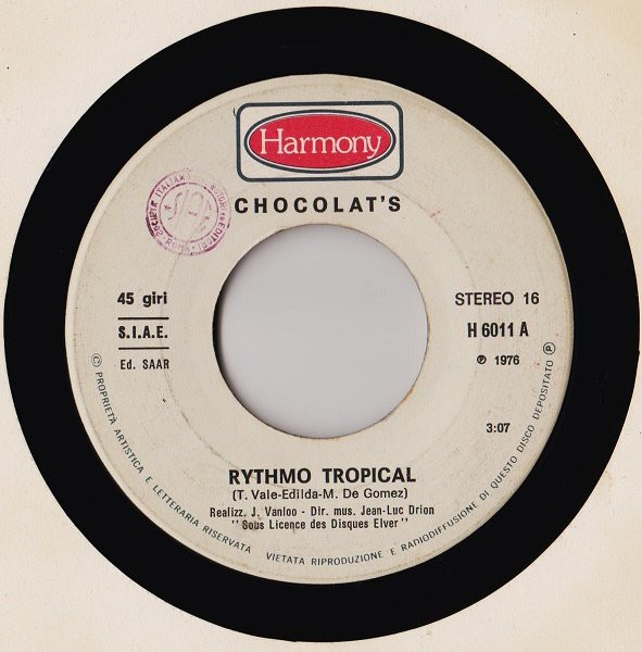 Chocolat's - Rythmo Tropical | Harmony (H 6011) - 3