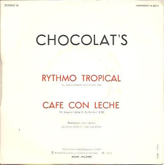 Chocolat's - Rythmo Tropical | Harmony (H 6011) - 2