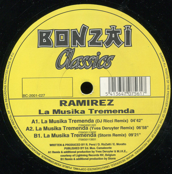 Ramirez - La Musika Tremenda | Bonzai Classics (BC-2001-027) - 2 Ramirez - La Musika Tremenda | Bonzai Classics (BC-2001-027) - 2