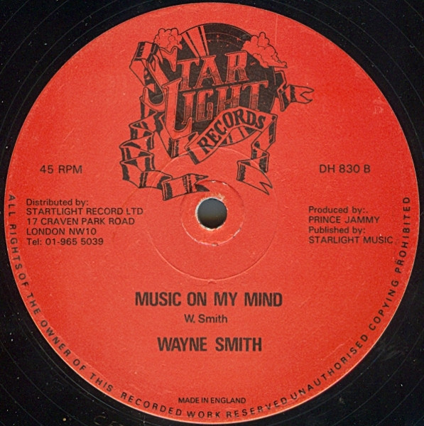 Johnny Osbourne / Wayne Smith - Water Pumping / Music On My Mind | Starlight Records (DH 830) - 2 Johnny Osbourne / Wayne Smith - Water Pumping / Music On My Mind | Starlight Records (DH 830) - 2