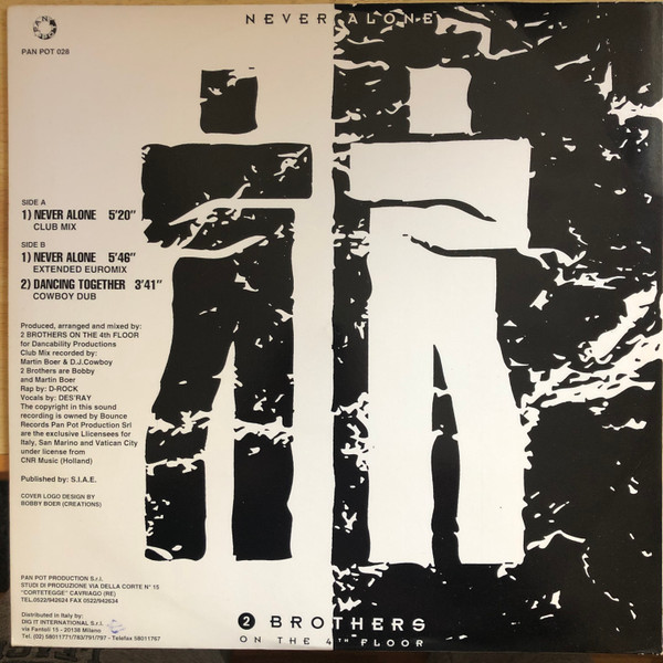 2 Brothers On The 4th Floor - Never Alone | Pan Pot (PAN POT 028) - 2