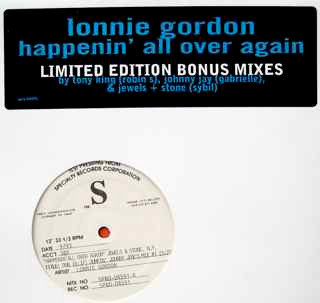 Lonnie Gordon - Happenin' All Over Again | SBK Records (SPRO-04591) - main