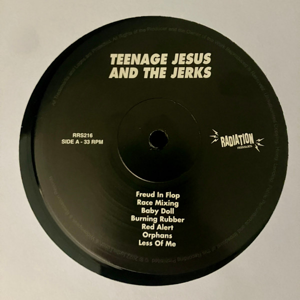 Teenage Jesus And The Jerks - Teenage Jesus And The Jerks | Radiation Reissues (RRS216) - 2 Teenage Jesus And The Jerks - Teenage Jesus And The Jerks | Radiation Reissues (RRS216) - 2