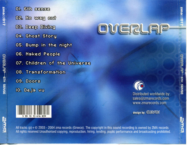 Overlap - 6th Sense | Zillion Mental Anarchie Records (zmacd017) - 2